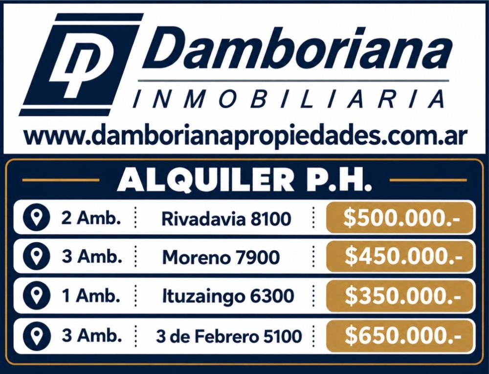 Alquiler PHs - Damboriana Propiedades