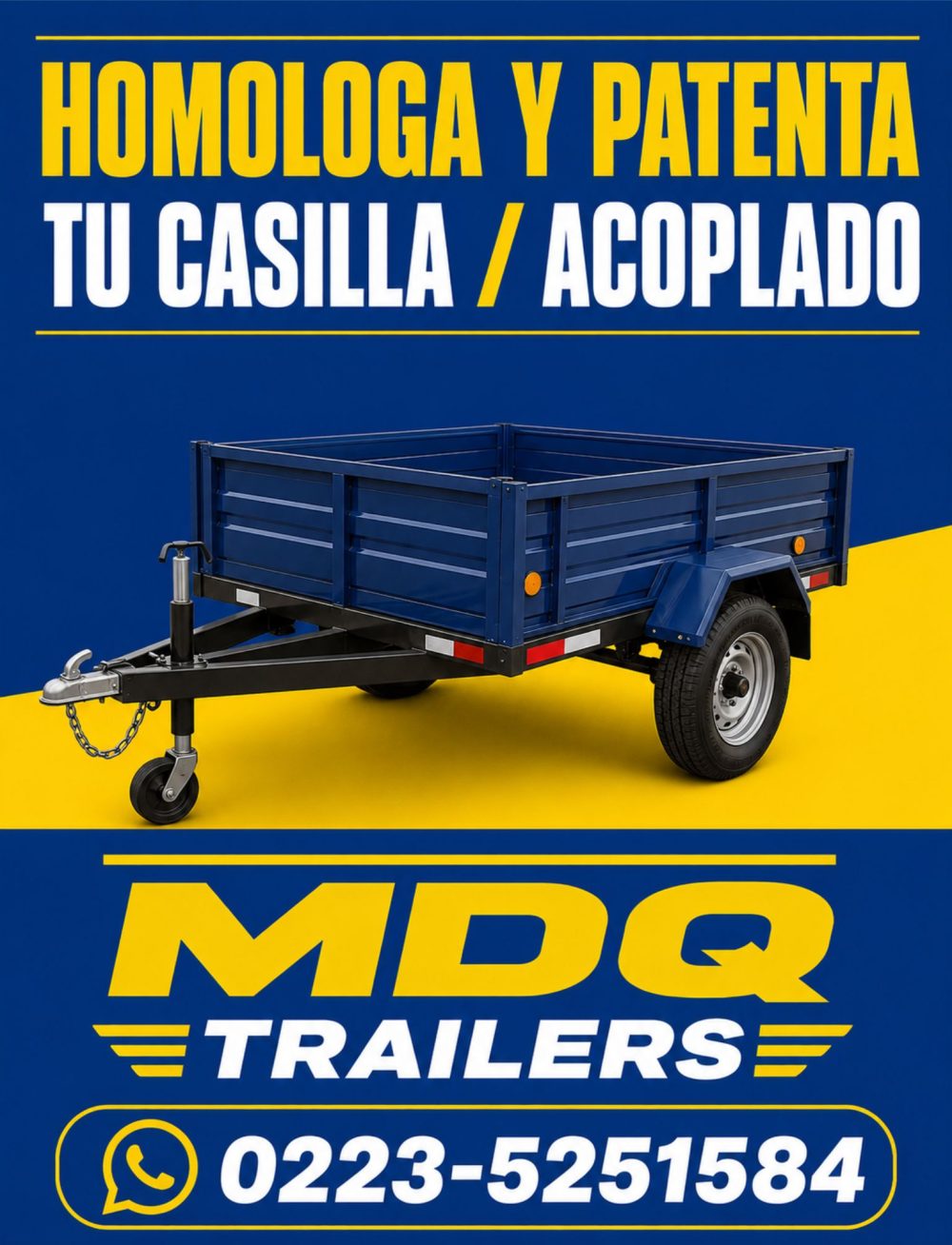 Homologa y Patenta Trailers