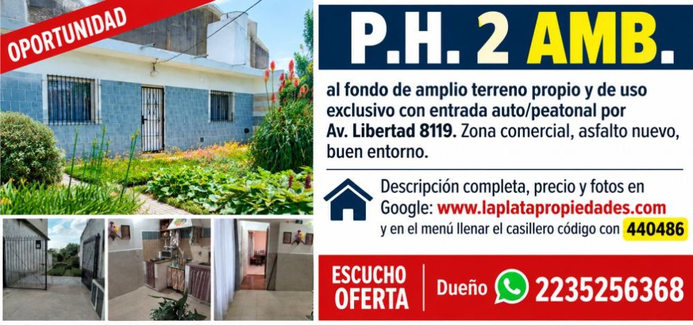 P.H. 2 amb. al fondo 2235256368