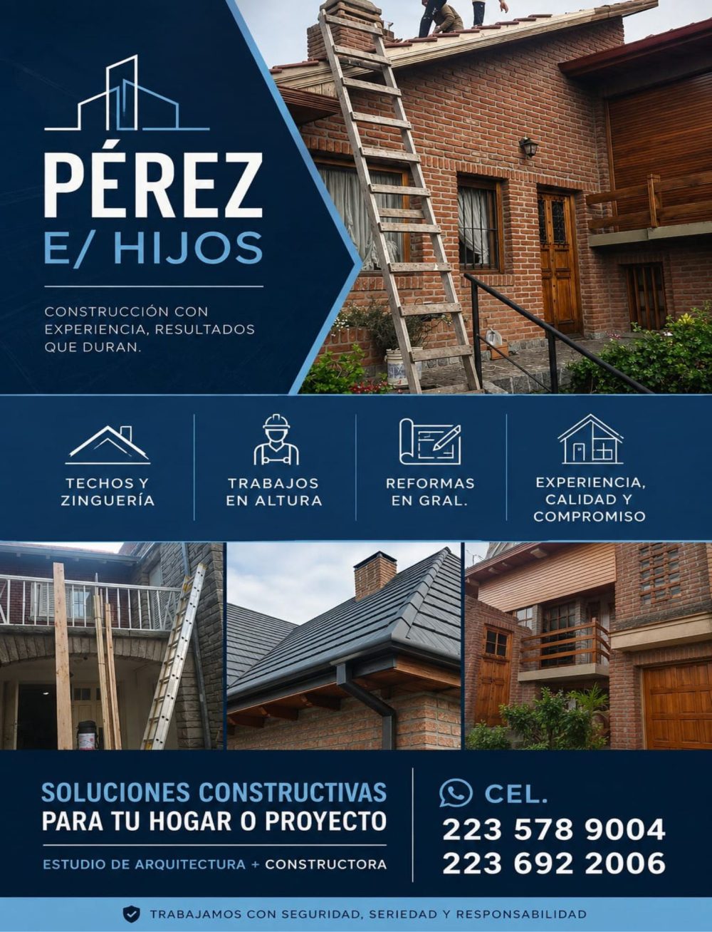 Perez e Hijos - Techos y Zingueria - 2235789004