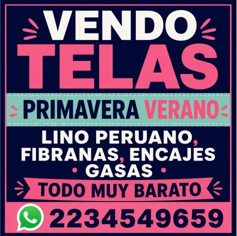 Vendo telas 2234549659