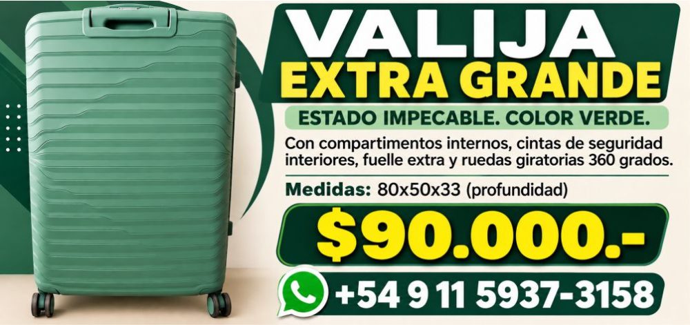 Vendo valija extra grande 1159373158  (12626)